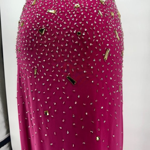 Vintage Gorgeous Formal Event Maxi Gown Pink 0 - Picture 9 of 14